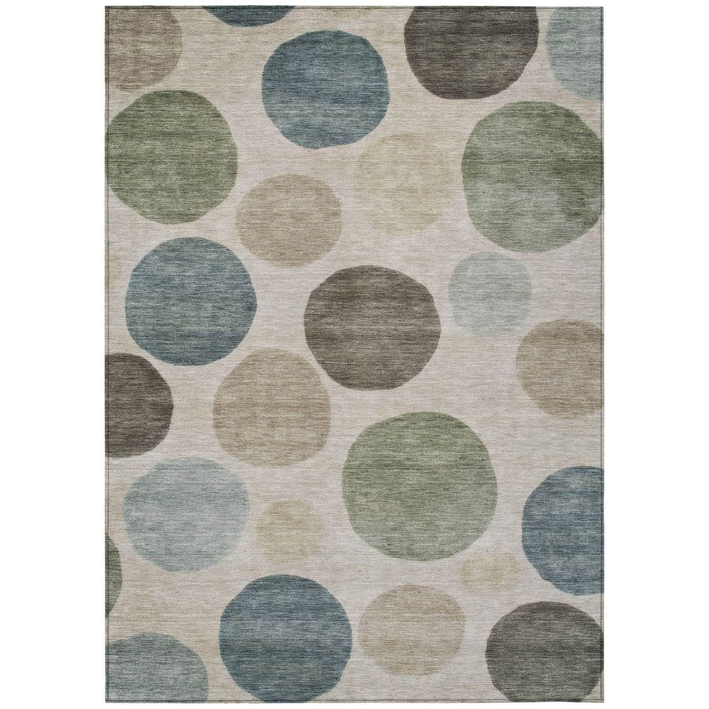 Chantille Machine Washable Indoor/Outdoor Abstract ACN2062 Khaki 8 ft. x 10 ft. Area Rug price history on PriceWatchPro