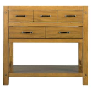 Avondale 36 in. W Bath Vanity Cabinet Only in Weathered Pine