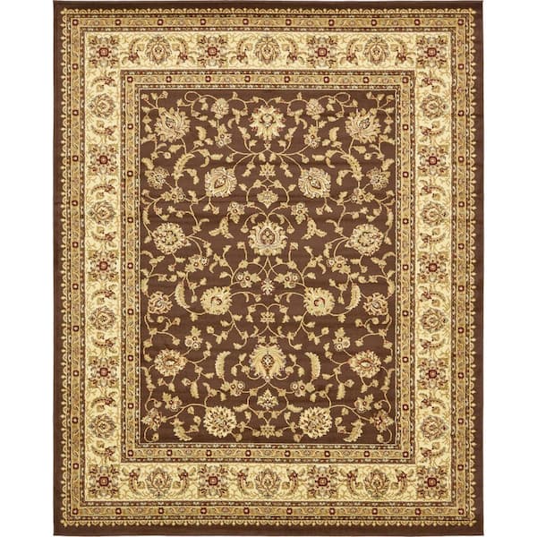 Unique Loom Voyage St. Louis Brown 8' 0 x 10' 0 Area Rug 3132924 - The ...