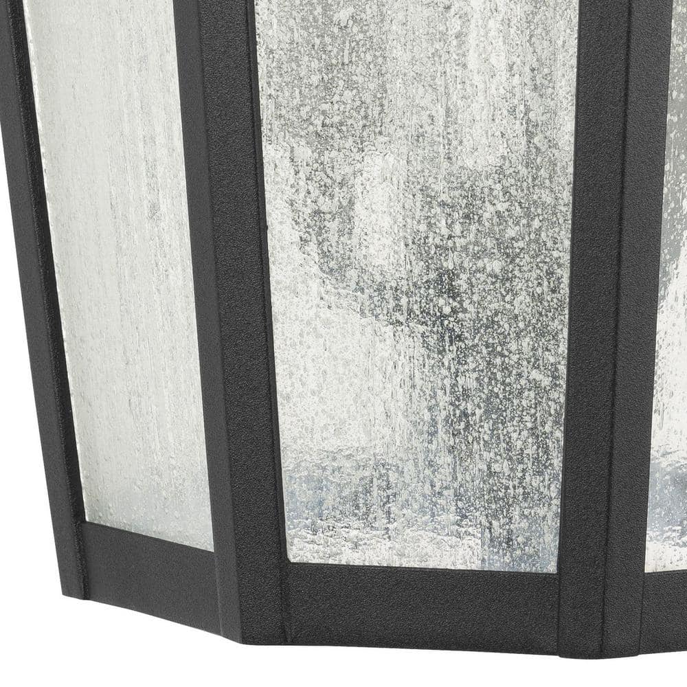 Verdae Black and Bronze 30.5" Outdoor Wall Lantern Sconce