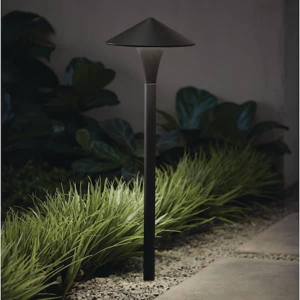 Anderson Low Voltage Matte Black MR11 LED Bulb Weather Resistant Outdoor Landscape Hat Path Light