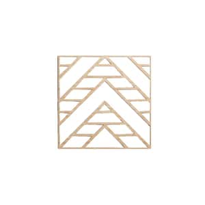 11-3/8" x 11-3/8" x 1/4" Small Gilcrest Decorative Fretwork Wood Wall Panels, Alder (50-Pack)
