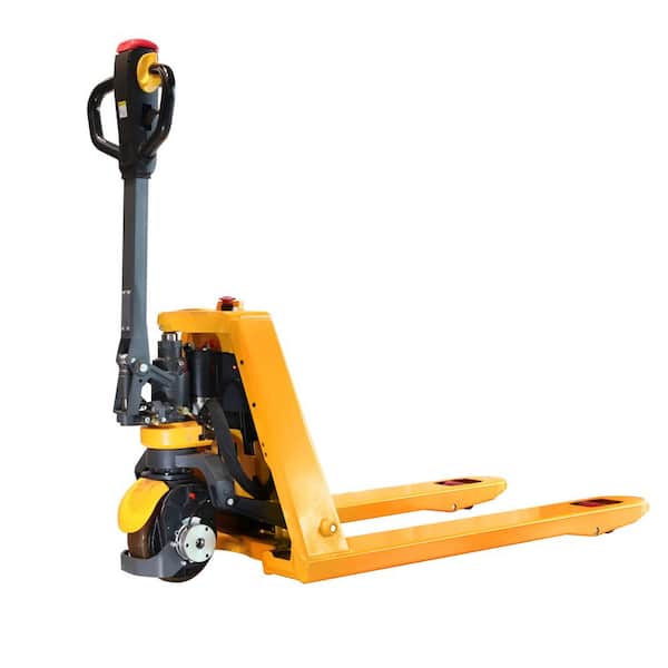 APOLLOLIFT 3300 lbs. 24V/20AH Lithium Battery Electric Pallet Jack Walkie Truck w/48 in. x 27 in. Fork Size 3.1 in. Fork Lowered