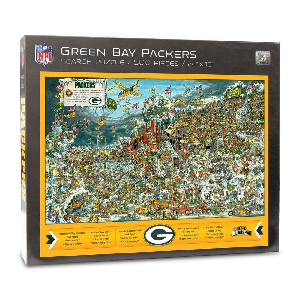 YouTheFan NFL Green Bay Packers Joe Journeyman Puzzle 9029540 - The Home  Depot