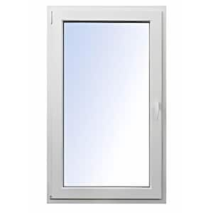 30 in. x 36 in. Elite Euro White Double-Pane Vinyl Tilt/Turn Window with Left Inward Swing