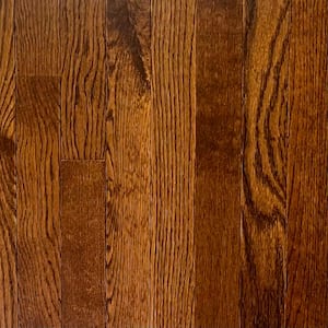 Heritage Oak 3/8 in. T x 3 in. W Tongue and Groove Smooth Engineered Hardwood Flooring (35.34 sq.ft./case)