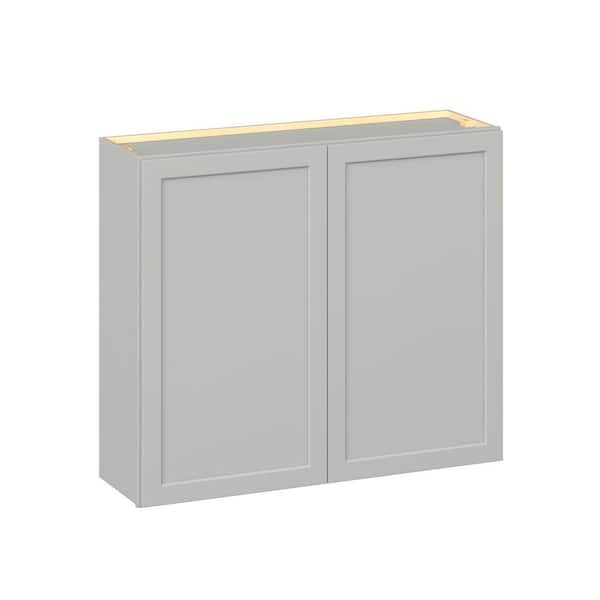 Emerson Whisper Gray Wall 2-Door Ready to Assemble Kitchen Cabinet (42 in. W x 36 in. H x 12 in. D)