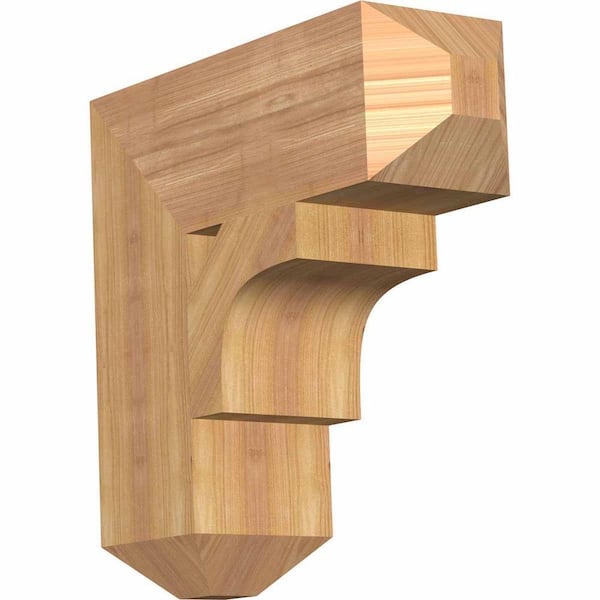 Ekena Millwork 5.5 in. x 18 in. x 18 in. Western Red Cedar Westlake Craftsman Smooth Bracket