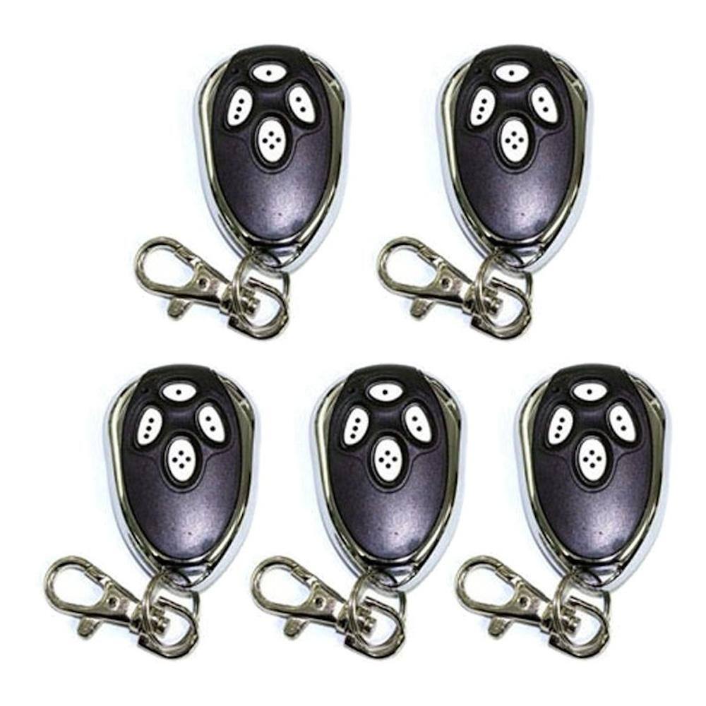 Black and Silver Remote Control for Sliding Gate Openers