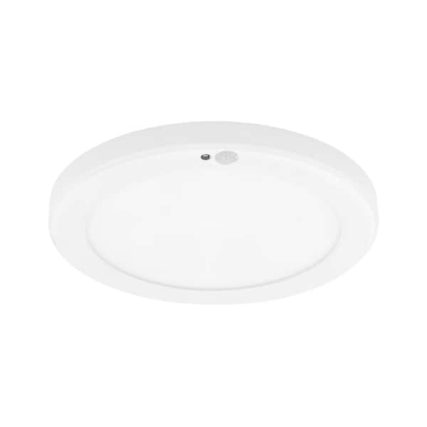 Maima 9 In 1 Light White Led Interior Flush Mount Ceiling With Motion Sensor Mcl 6081800w - Interior Ceiling Motion Lights