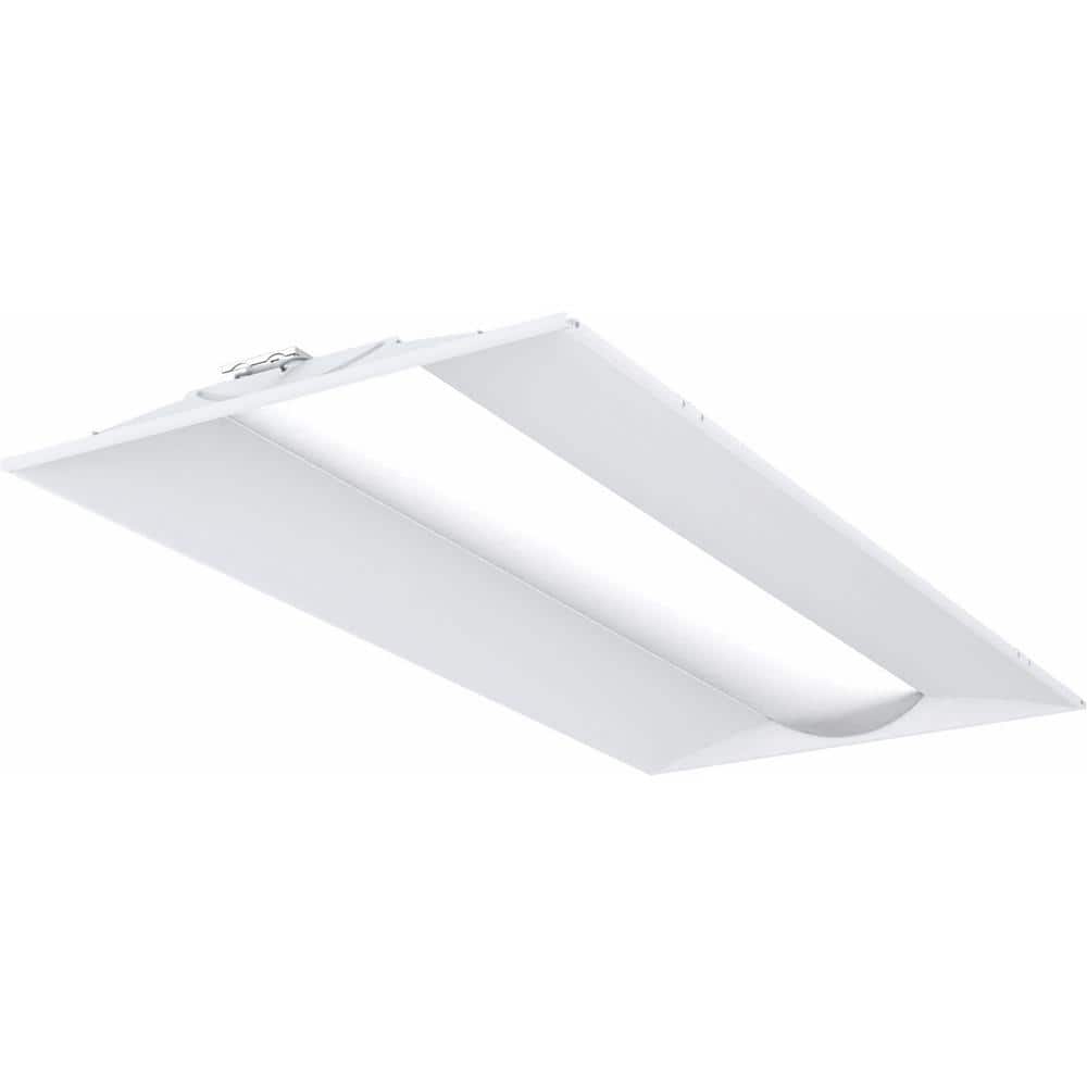 4-ft White LED Recessed Mount Indoor/Outdoor Light Fixture