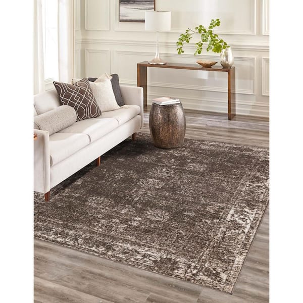 Unique Loom Sofia Collection Area Rug - Casino (9' x 12' Rectangle, Beige/  Tan)