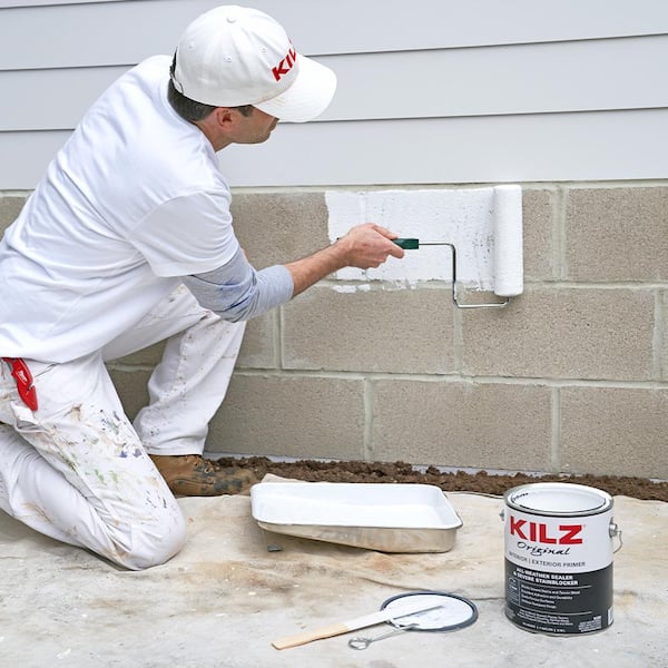 KILZ Original 5 Gal. White Oil-Based Interior and Exterior Primer