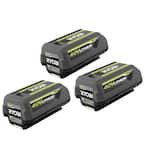 40V Lithium-Ion 4.0 Ah Battery (3-Pack)