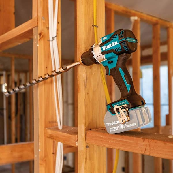 Makita 18-Volt LXT Lithium-Ion Compact Brushless Cordless 1/2 in.  Driver-Drill (Tool Only) XPH16Z