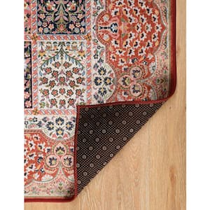 Echelon Andi Red/Ivory 5 ft. x 7 ft. Area Rug