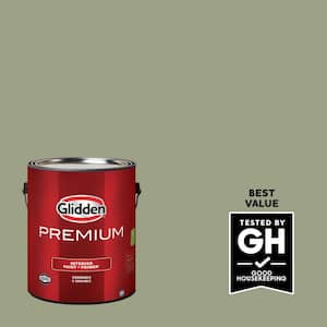 Glidden Premium 1 qt. PPG1126-5 Zebra Grass Satin Exterior Latex