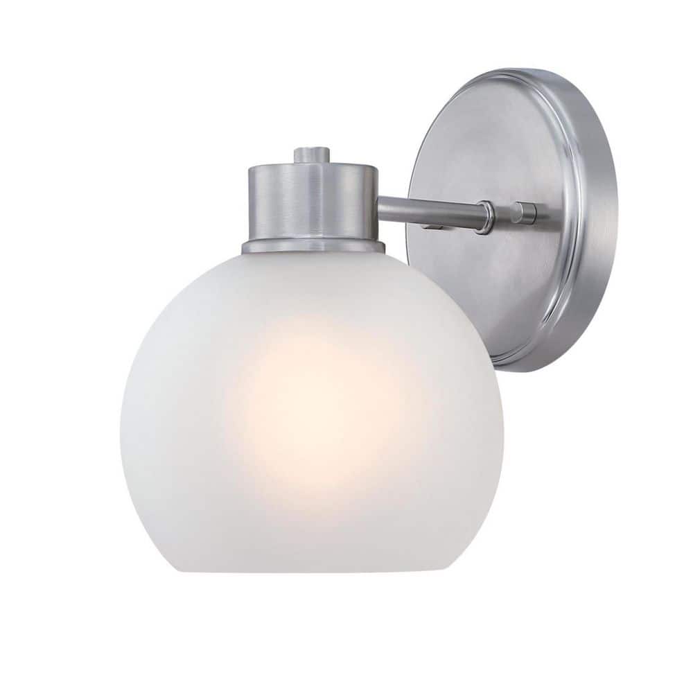WESTINGHOUSE LIGHTING Applique Murale D'extérieur Galtero De Westinghouse En Noir Mat Avec Accents En Aluminium Et Verre Blanc Givre 6114414 332064731