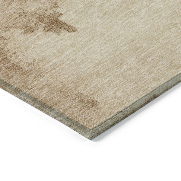 Chantille Machine Washable Indoor/Outdoor Abstract ACN1791 Gold 2 ft. x 3 ft. Accent Rug