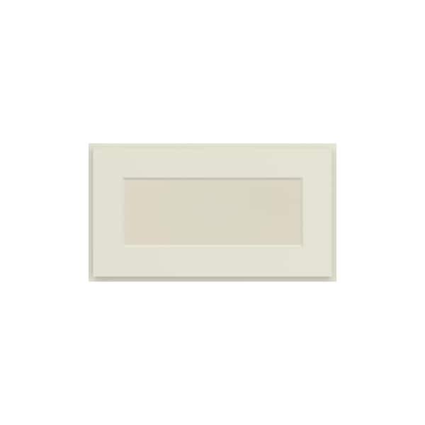 HOMLUX 21 in. W x 12 in. D x 12 in. H in Antique White Ready to Assemble Wall Kitchen Cabinet with No Glasses