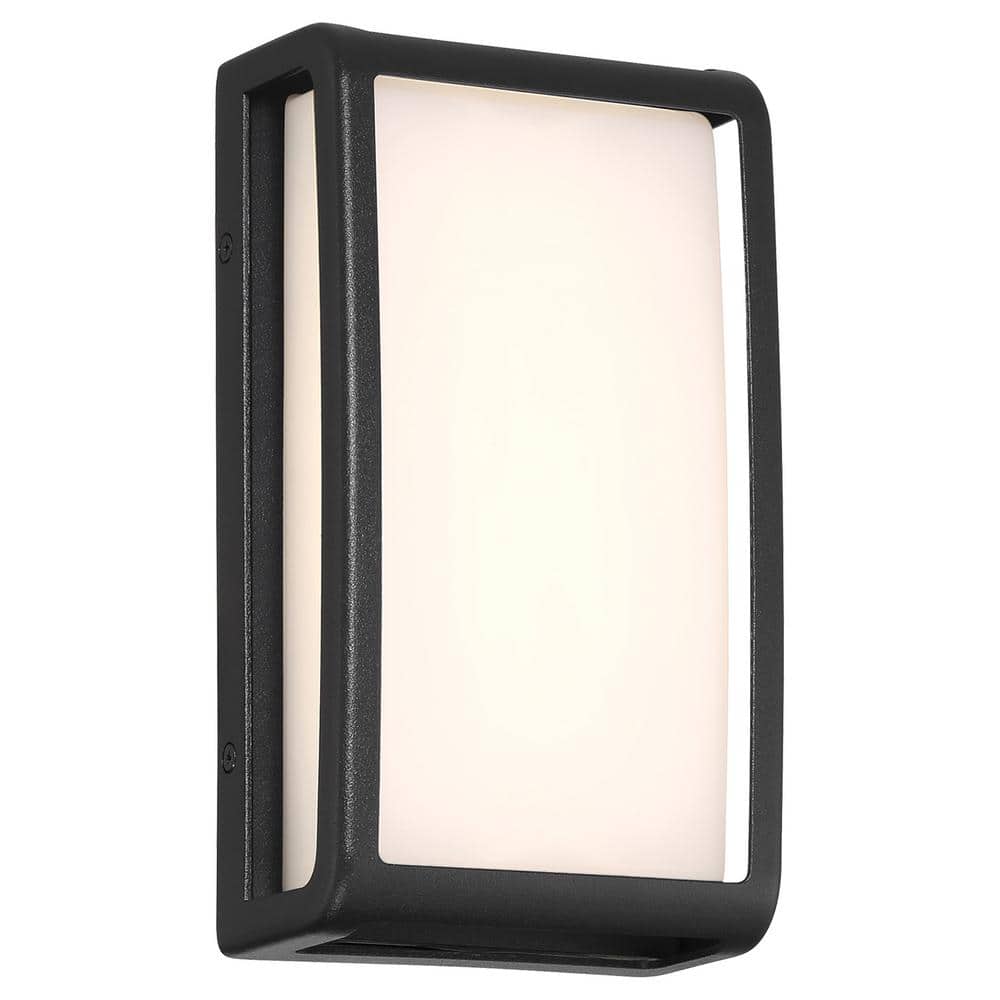 Montana 5 in. 1-Light Black Integrated LED Flush Mount Ceiling Light