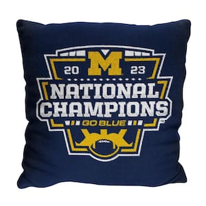 2023 FBC Logo Michigan Tapestry Pillow