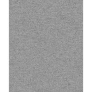 Fenne Plain Light Grey Wallpaper Sample