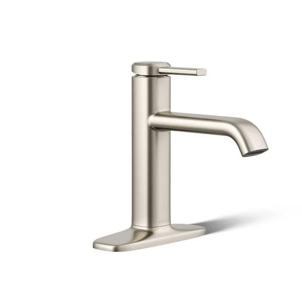 KOHLER, Ashan Single Hole Single-Handle Bathroom Faucet deals in Vibrant Brushed Nicke