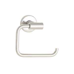 Contemporary Open Wall-Mount, Towel Ring Holder/Toilet Paper Holder for Bathroom, in Satin Stainless Steel