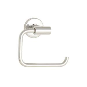 Contemporary Open Towel Ring Holder/Toilet Paper Holder for Bathroom, Wall-Mount, in Polished Stainless Steel