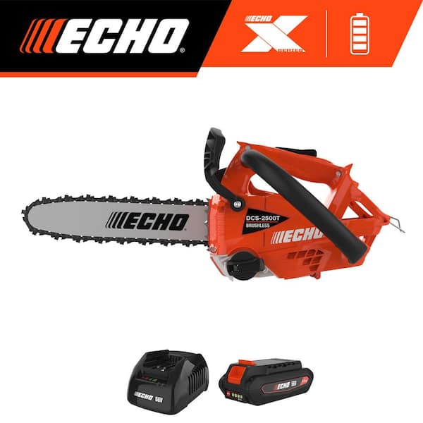 56V 12 in. X Series Cordless Battery Top Handle Arborist Professional-Grade Chainsaw with 2.5Ah Battery and Charger