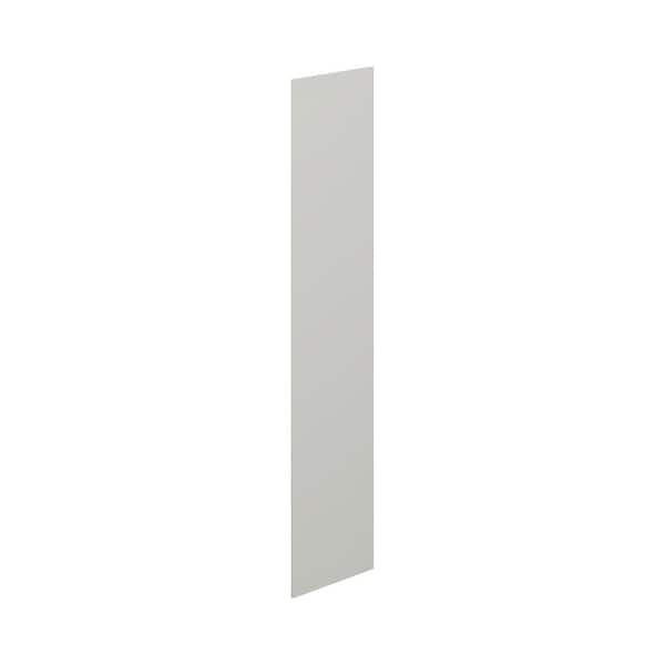 Milton 24 in. W x 96 in. H Pantry Cabinet End Panel in Light Gray