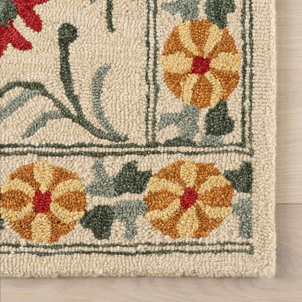 RUGS USA Padma Lakshmi X Rugs Shangrila Folk Floral Wool