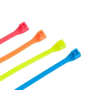 8 in. Cable Tie Fluorescent (100-Pack)