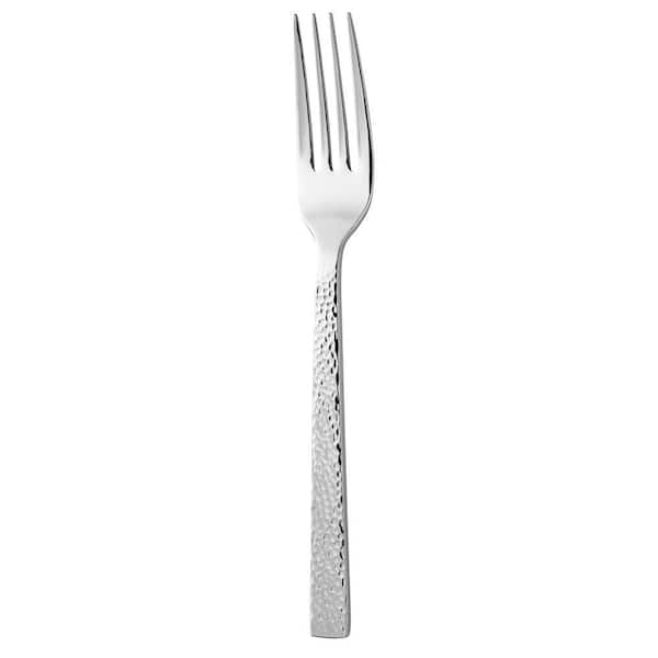 Chef's Table Hammered 18/0 Stainless Steel Dessert/Salad Forks (Set of 12)