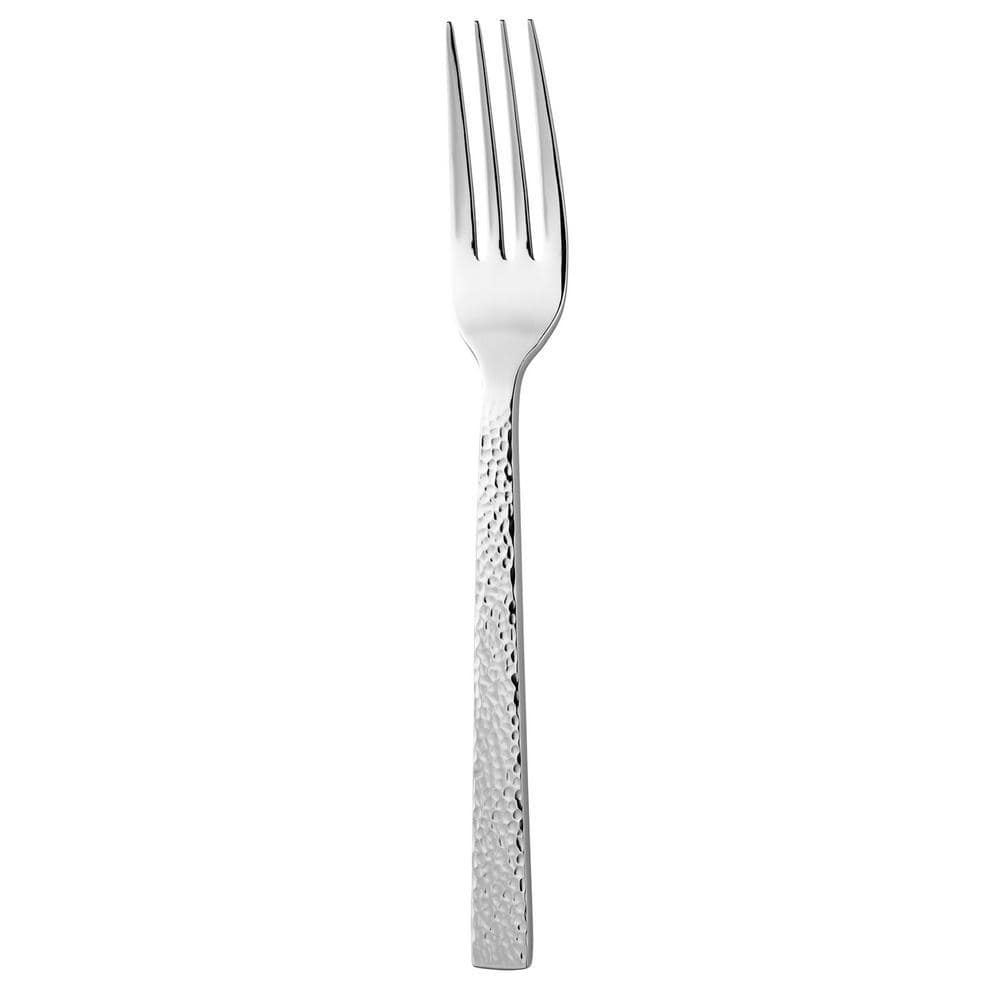 Oneida Chef's Table Hammered 18/0 Stainless Steel Dinner Forks