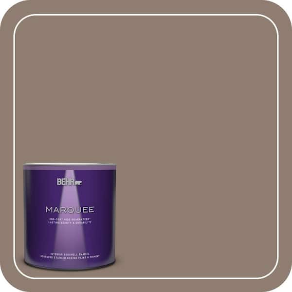 BEHR MARQUEE 1 qt. #N180-5 Bridle Leather Eggshell Enamel Interior Paint & Primer