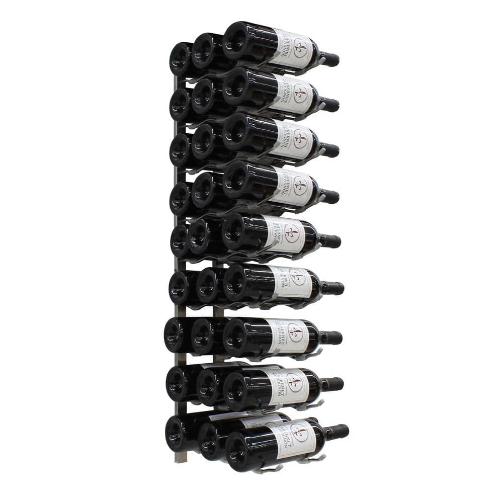 27-Bottle Epic Stainless Metal Wine Rack