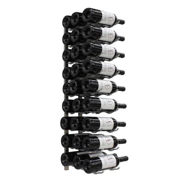 Epicureanist 27-Bottle Epic Stainless Metal Wine Rack