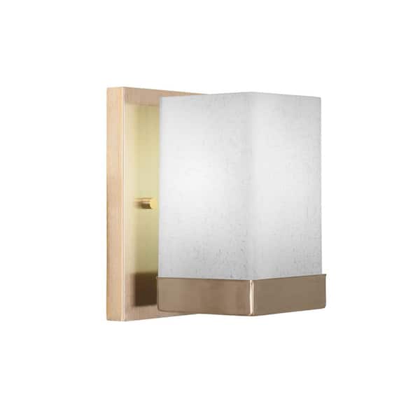 Unbranded Kingsport 1-Light New Age Brass Wall Sconce