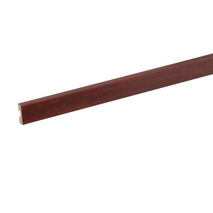 ClosetMaid Dark Cherry Wood Front Shelf Trim 72 in. W x 1.5 in. H