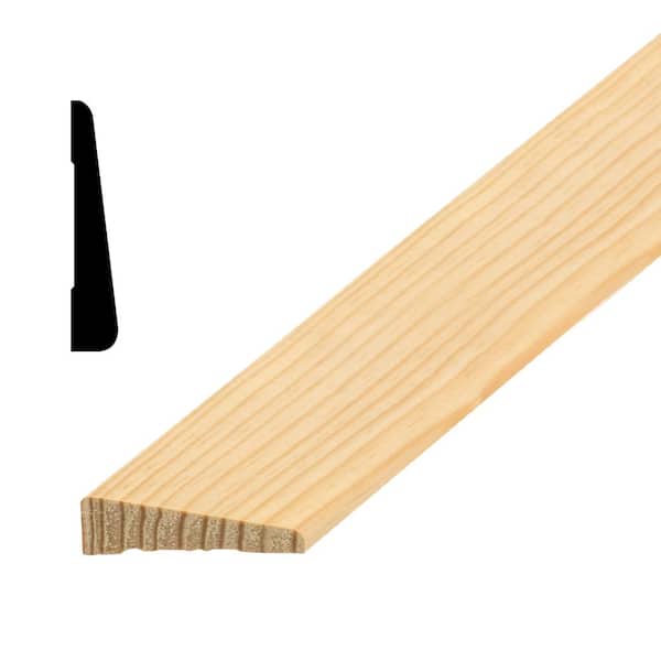 Builder's Choice OP3000 1/2 in. x 1-1/2 in. Random Length Solid Pine Casing Moulding