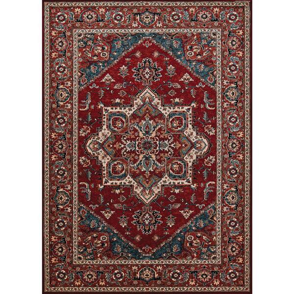 Couristan Old World Classics Antique Mashad Antique Red 10 ft. x 14 ft. Area Rug