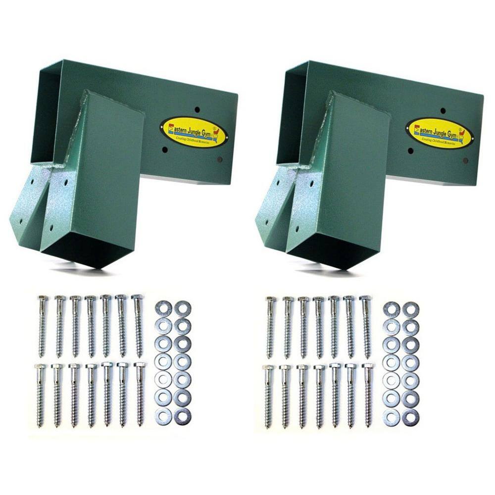 Steel Easy 123 A Frame Steel Swing Set Bracket (2 Pack) 2 x EJGCAB The Home Depot