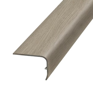 Drizzle 1.32 in. Thick x 1.88 in. Wide x 78.7 in. Length Vinyl Stair Nose Molding