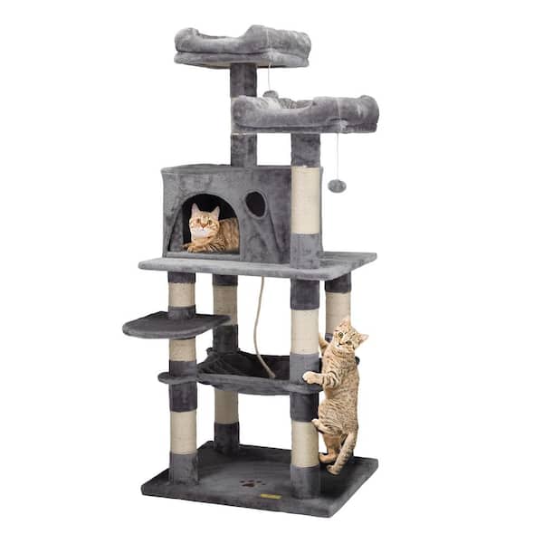 COZIWOW 58 in. Cat Tree Activity Center CW12A0288 The Home Depot