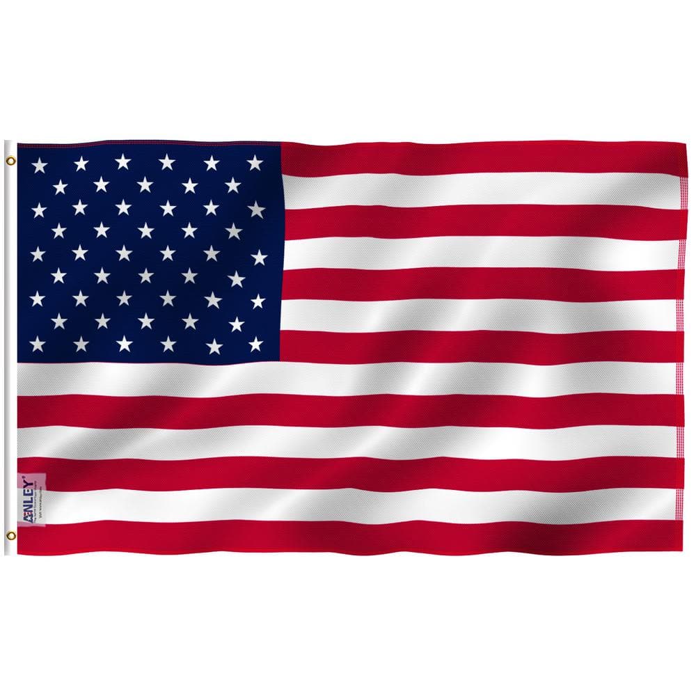 ANLEY EverStrong 3 ft. x 5 ft. Polyester American US Flag Rip Proof ...