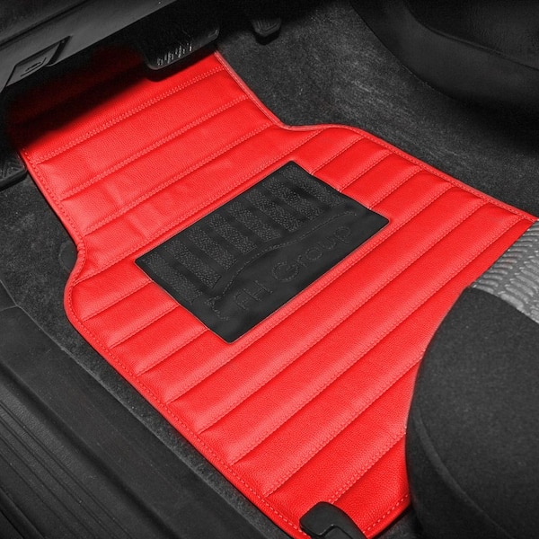 FH Group Red Metallic Finish Rubber Backing Water Resistant Car
