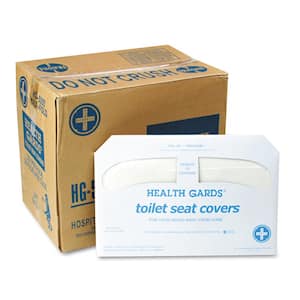 Health Gards White Half-Fold Toilet Seat Covers (250-Pack, 20-Packs per Carton)