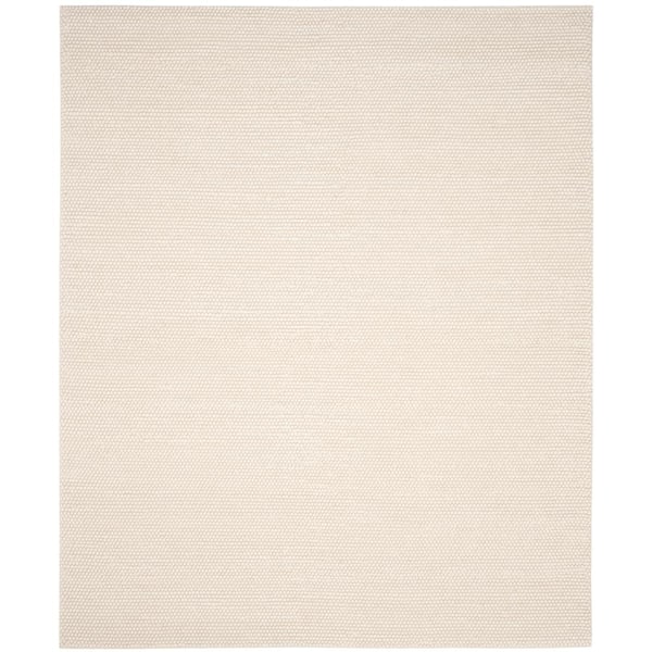 Natura 12 ft. x 15 ft. Ivory Solid Color Area Rug
